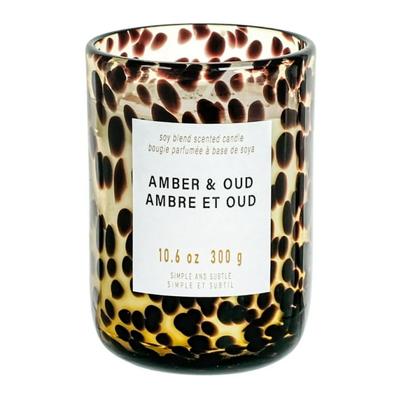 Art Wick 10.4oz Amber & Oud Soy Wax Blended Scented Candle