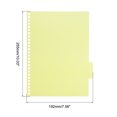 thumbnail image 2 of Uxcell 10x7.6" Separadores de Índice de Carpeta, 6 Conjuntos 5 Pestañas 26 Agujeros Página Insertable de PP para Separar Papeles, Multicolor, 2 of 6
