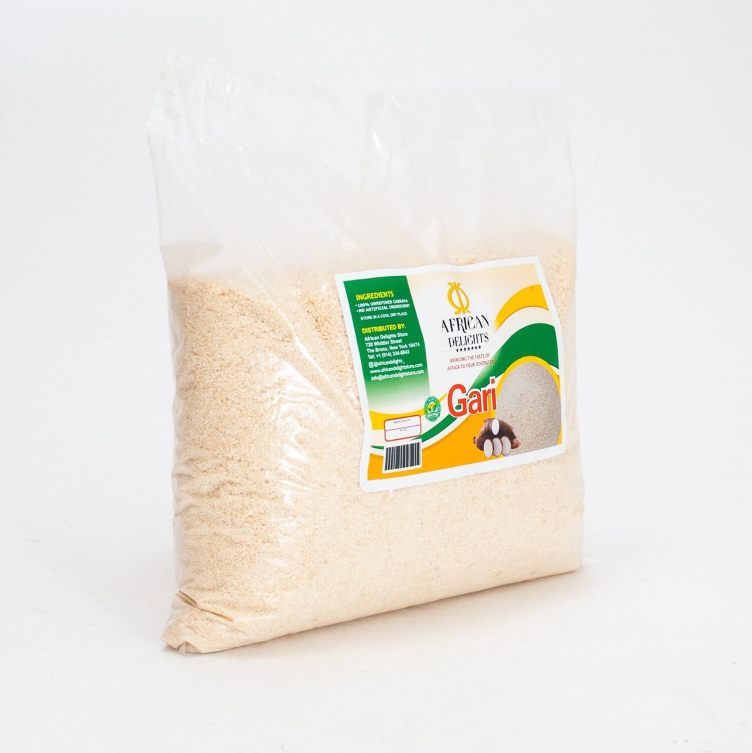 African Ghana Gari Cassava Flakes 5 lbs Authentic Staple for