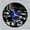 Blue-without LED, variant on Racing Vinyl Wall Clock, Vinyl Record Clock Wall Art Silent & Non-ticking(12 inchs C)