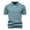 B_ Light Blue, variant on YLSDY Mens Golf Button Collared Shirts Short Sleeve Quarter Zip Knit Button Collareds Slim Fit Textured Stretchy Button Collared Shirt for Men Army Green XL
