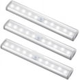 thumbnail image 1 of New Motion Sensor Light Bar, (10 Led, 3 Pack) Wardrobe Wireless Lamp, 1 of 3