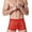 Red, variant on Mens Underwear Men's ice silk print flat angle 3D fun hollowed out boxer underwear