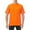 Orange Tangerine, variant on Men's Heavyweight Cotton Short Sleeve Crew Neck T-Shirt