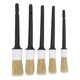 thumbnail image 1 of 5pcs Auto Detailing Brush Set for Cleaning Car Interior Exterior Engine Exhaust Leather SeatWhite Grey, 1 of 5