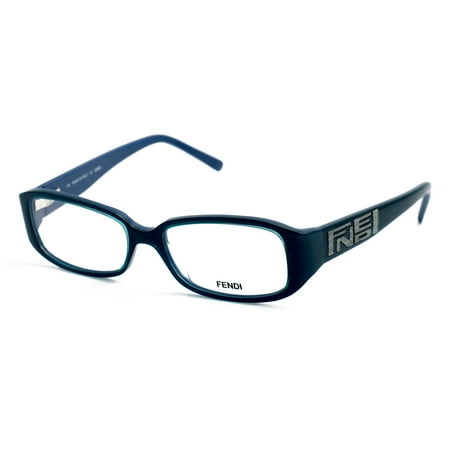 Fendi Eyeglasses Women Blue Full Rim Rectangle 52 16 135 F808L 042