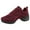 Red, variant on Womens Jazz Shoes Lace-up Sneakers - Breathable Air Cushion Lady Split Sole Athletic Walking Dance Shoes Platform Black,8.5