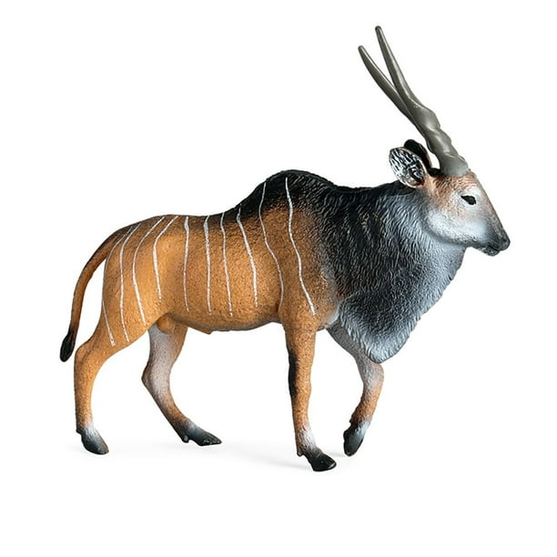 Gift Science & Nature Teaching Toys Kids Cognition Simulation Wild Animal  Bongo Antelope Model Pronghorn Figurine Zoo Scenes TYPE1 