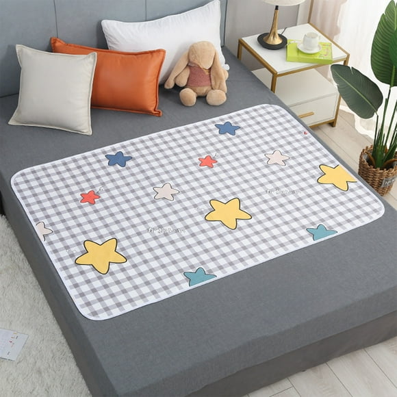 Danhjin Cotton Nursing Pad 59x39.37 Inches Waterproof and Washable Large Bed Pad for Elderly Care Incontinence Protection Menstrual and Child Bedwetting