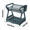 thumbnail image 3 of sruoe Cabinet Organizer, Kitchen Storage Rack, Kitchen Counter Shelves Clearance, Cabinet Countertop Shelves, Portable Small Free Standing Storage Rack Shelving, 3 of 5