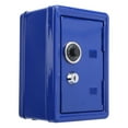 thumbnail image 2 of Minicaja de almacenamiento de llaves y dinero para niños, caja de seguridad de simulación, innovación de metal, regalos, suministros, azul, 2 of 14