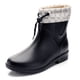 thumbnail image 2 of Botas de lluvia elegantes de moda de media caña, botas de lluvia cálidas de algodón para mujer, botas de lluvia para mujer, zapatos para agua, cubrezapatos, 2 of 6