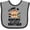 Heather and Black, variant on Inktastic Monkey I Love Hanging out with My Brother Boys or Girls Baby Bib