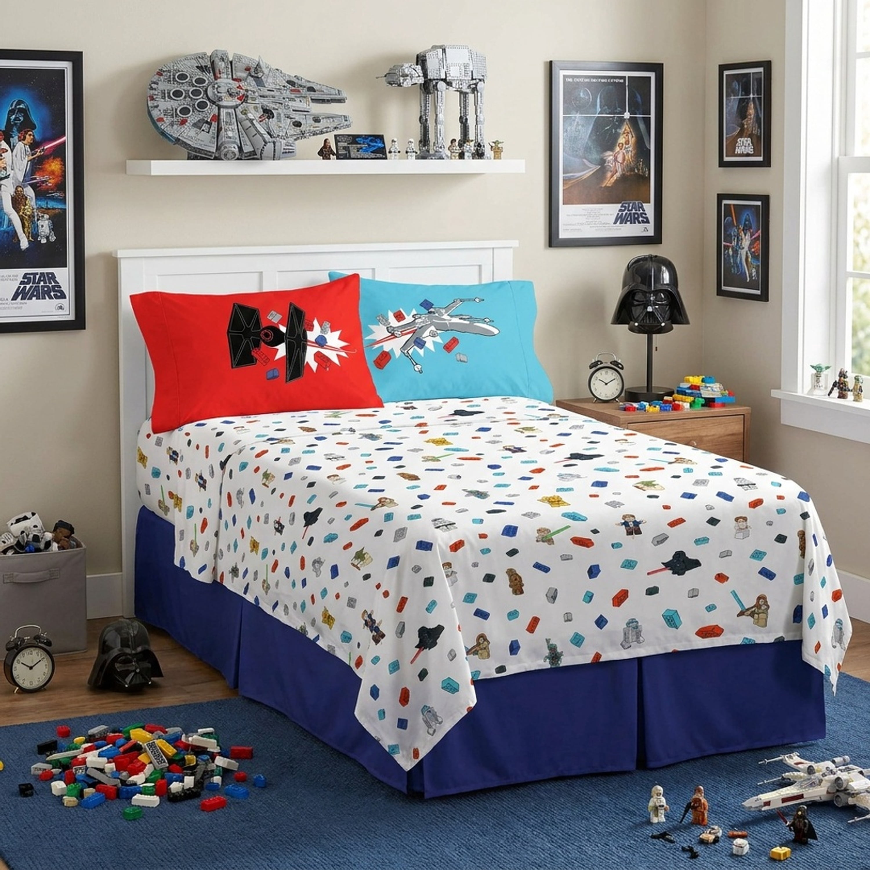 LEGO® Star Wars Kids 4 Piece Multicolor Bedding Sheet Set, Full Size