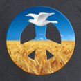 thumbnail image 3 of CafePress - Peace In Ukraine Men's Long Sleeve T Shirt - Long Sleeve Dark T-Shirt, 3 of 4