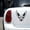 Black, variant on Eagle Decals Stickers for Notebook Car Windows Doors Trucks Signs for Car Styling Decor