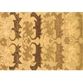 thumbnail image 1 of Ahgly Company Indoor Rectangle Abstract Brown Modern Area Rugs, 7' x 10', 1 of 4
