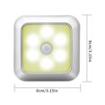thumbnail image 3 of motion sensor light induction night light motion sensor night lamp motion sensor LED night lamp human induction LED night light, 3 of 10
