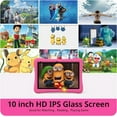 thumbnail image 4 of Plimpton Kids Tablet, Google Kids Space, Android Tablet for Kids, 10 Inch Ttablet with Parental Control, 9(3+6)GB RAM 64GB Storage, 6000mAh, WiFi 6, EVA Shockproof Case, kids10 - Pink, 4 of 9