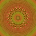 thumbnail image 1 of Ahgly Company Tapis de Zone Carré Caramel Brun Transitionnel Lavable en Machine, 6 Pieds Carré, 1 of 7