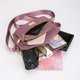 thumbnail image 4 of Bolso mensajero de lona grande - Bolsa impermeable de viaje y gimnasio para hombres y mujeres, 20x14x6 pulgadas, amarilla o rosa, 4 of 6