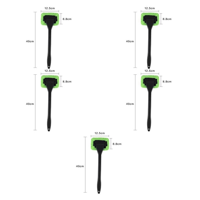 Riwesomey Cepillo para parabrisas de coche, SUV, furgoneta, camión, cepillo para nieve, mopa, mango de agarre largo, herramienta de eliminación de polvo Type2 NO2 Riwesomey CBP061680