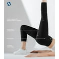 thumbnail image 4 of Nirlon 7/8 Capri Leggings For Women - High Waisted Leggings With Pockets, 4 of 7