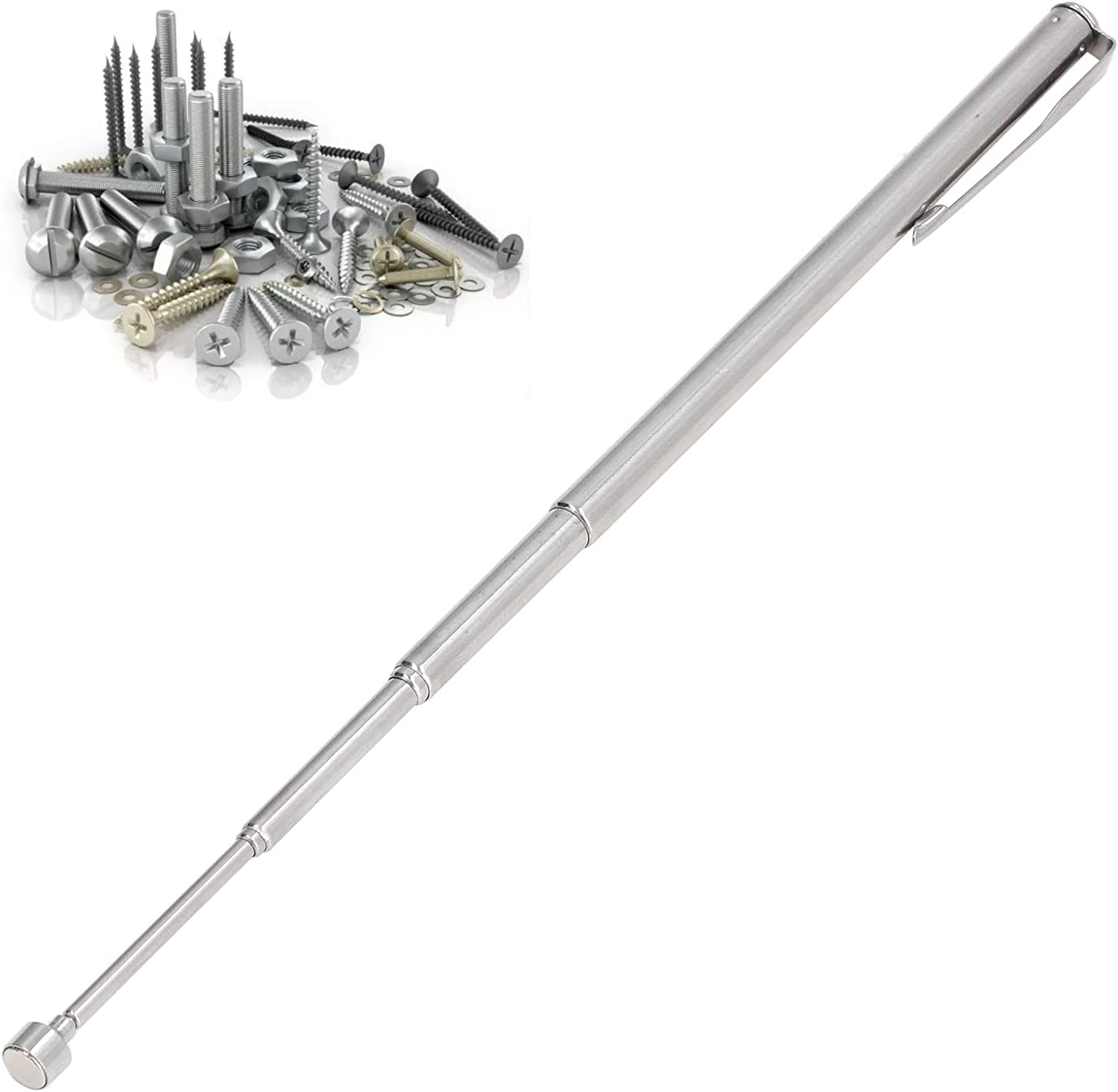 Pickup Tools, 10Pcs Telescoping Sweeper Pick Up Tools with Strong