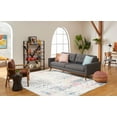 thumbnail image 3 of SAFAVIEH Tulum Coriander Oriental Area Rug, Ivory/Blue, 3' x 3' Square, 3 of 9
