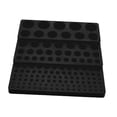 thumbnail image 2 of Caja de almacenamiento para fresas, dispensador de brocas, organizador multifuncional con base antideslizante, soporte profesional para herramientas, negro, 2 of 8