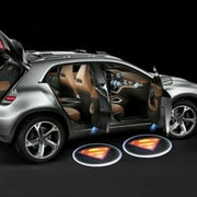 LED Car Door Super Projector Courtesy Light - Battery Powered - Set of 2