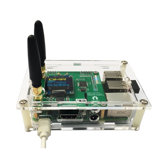 Modem Adapter Raspberry Pi Upgraded MM100 MMDVM Hotspot WLan Pi-Star Dual Band UHF/VHF WiFi ...