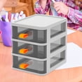thumbnail image 3 of NICEXMAS Nicexmas White PP Multi-Layer Case for Organized Home and Office Use, 3 of 7