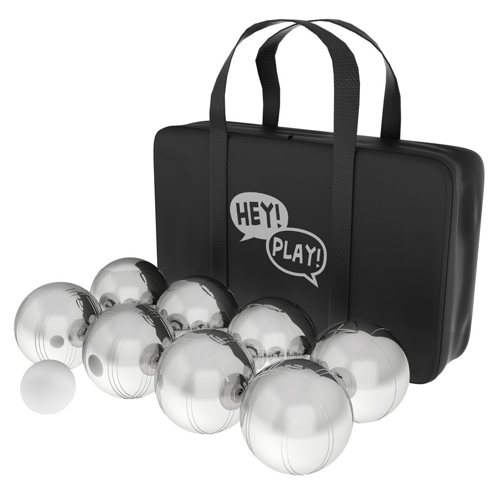 Petanque / Boules, Steel Bocce Ball Set by Hey! Play!