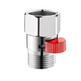 thumbnail image 1 of Shower Head Quick Switch Alloy Hot And Cold Water Inlet Valve Bathroom Water Heater Stop Valve Switch With Water Stop Regulator, 1 of 9