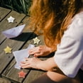 thumbnail image 2 of SHISUYAN 200pcs Diy Origami Paper Origami Star Paper Glitter Folding Paper For Craft Projects, 2 of 8