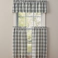 thumbnail image 2 of Park Designs Grey Buffalo Check Unlined Valance 14x72, 2 of 6