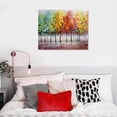thumbnail image 4 of COMIO Tree Canvas Prints Wall Art for Home Decor, Large Colorful Trees Branches Paintings, Painted Forest Pictures for Living Room Bedroom, 4 of 4