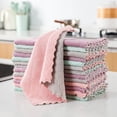 thumbnail image 6 of 12 Pack Kitchen Cloth Dish Towels Coral Velvet Dishtowels, Nonstick Oil Washable Fast Drying, 6 of 6