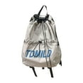 thumbnail image 1 of Mochila con cordón, moderna, ideal para baloncesto, , gimnasio, viajes y senderismo. Gris, 1 of 8