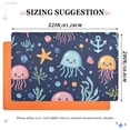 thumbnail image 6 of Yayeee Doormat for Indoor Entrance 32" x 20" Non Slippery Floor Rug, Yellow Jellyfish, 6 of 8