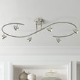 thumbnail image 1 of LED Pro Track Salazar Brushed Nickel S-Wave Track Light - Pro Track, 1 of 5