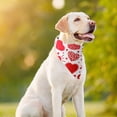 thumbnail image 4 of Suéter con capucha de cuatro patas para mascotas Ropa para mascotas Ropa abrigada de otoño e invierno para perros Ropa roja para mascotas 2104, 4 of 5