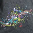 thumbnail image 3 of CafePress - Music In The Air Women's Dark T Shirt - Women's Traditional Fit Dark T-Shirt, 3 of 4