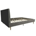 Mr. Kate Daphne Upholstered Bed with Headboard and Modern Platform