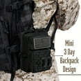 thumbnail image 3 of Tactical Nylon Waist Pack with US Flag Waterproof EDC Pouch for Hunting Camping & Phones, 3 of 10