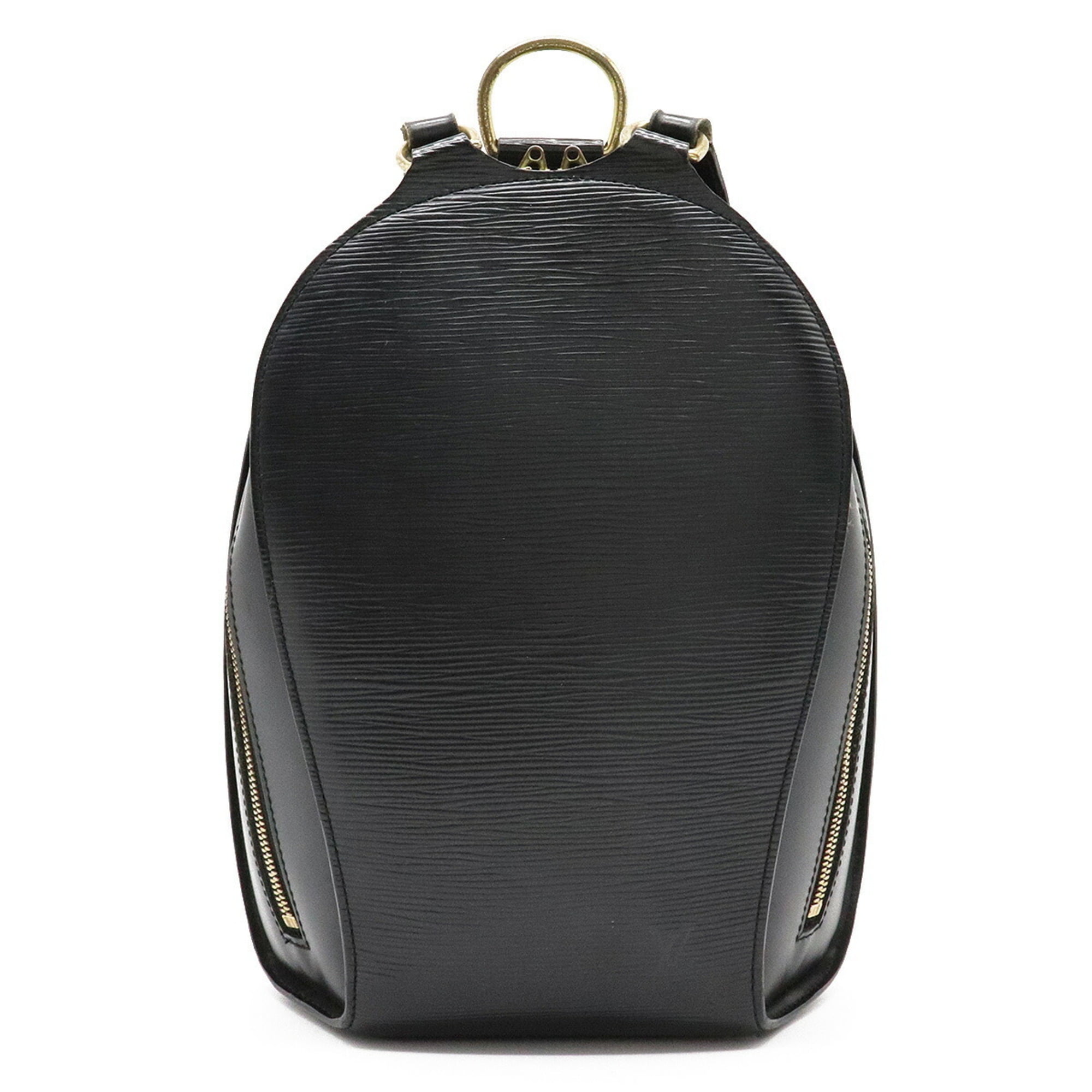 Authenticated Used LOUIS VUITTON Louis Vuitton Epi Mabillon Rucksack  Backpack Shoulder Bag Leather Noir Black M52232 