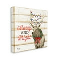 thumbnail image 4 of Stupell Industries Merry & Bright Deer Holiday Painting Gallery Wrapped Canvas Print Wall Art, 24 x 24, 4 of 8