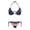 American Flag Print, variant on Plus Size Ladies Two Piece Bikini Set Fire Ice Smoke Print Quick Drying Halter Bathing Suit Adjustable Side Tie Swimwear for Women