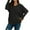 Black, variant on Herrnalise Womens Deep V Neck Wrap Sweaters Long Sleeve Crochet Knit Solid Pullover Tops S-XL